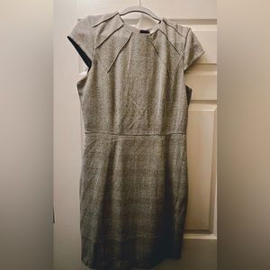 H&M black and white pattern dress